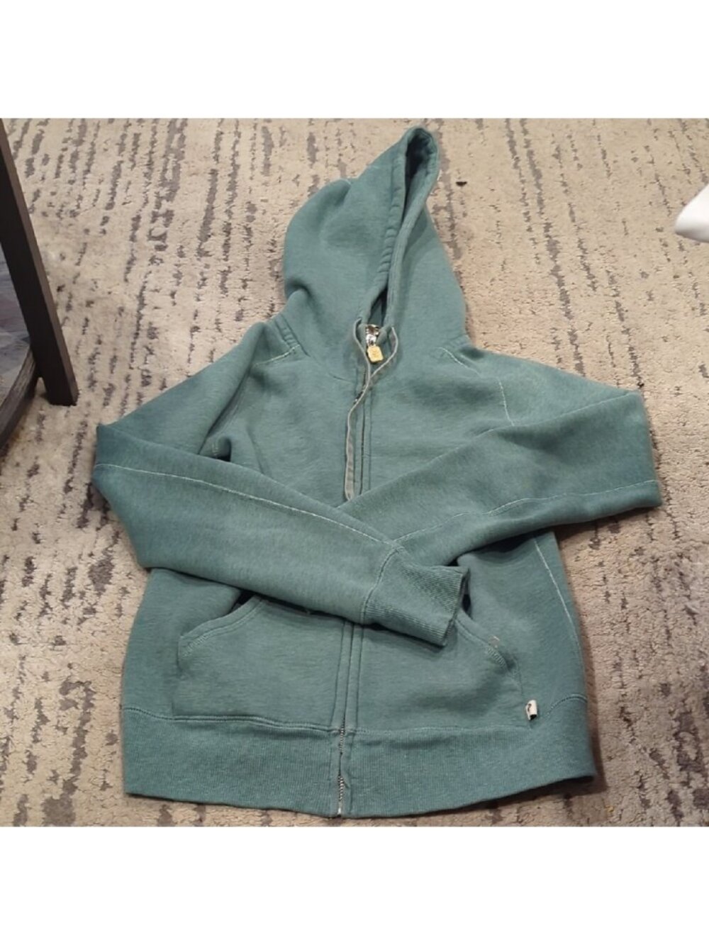 Aritzia TNA Light Sage Green Zip Up Hoodie